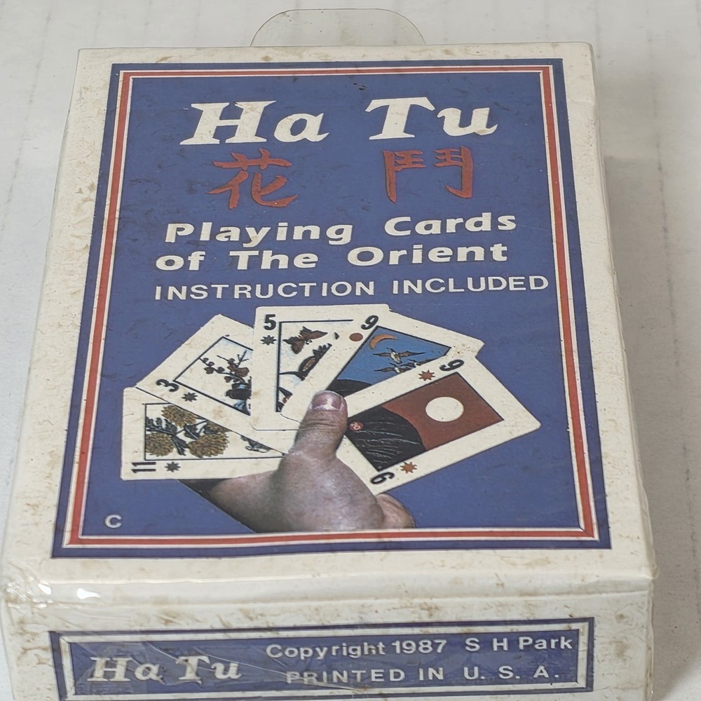 VTG Ha Tu‎ Playing Cards of The Orient 1987 S H Park Co Sealed Deck  Made In USA